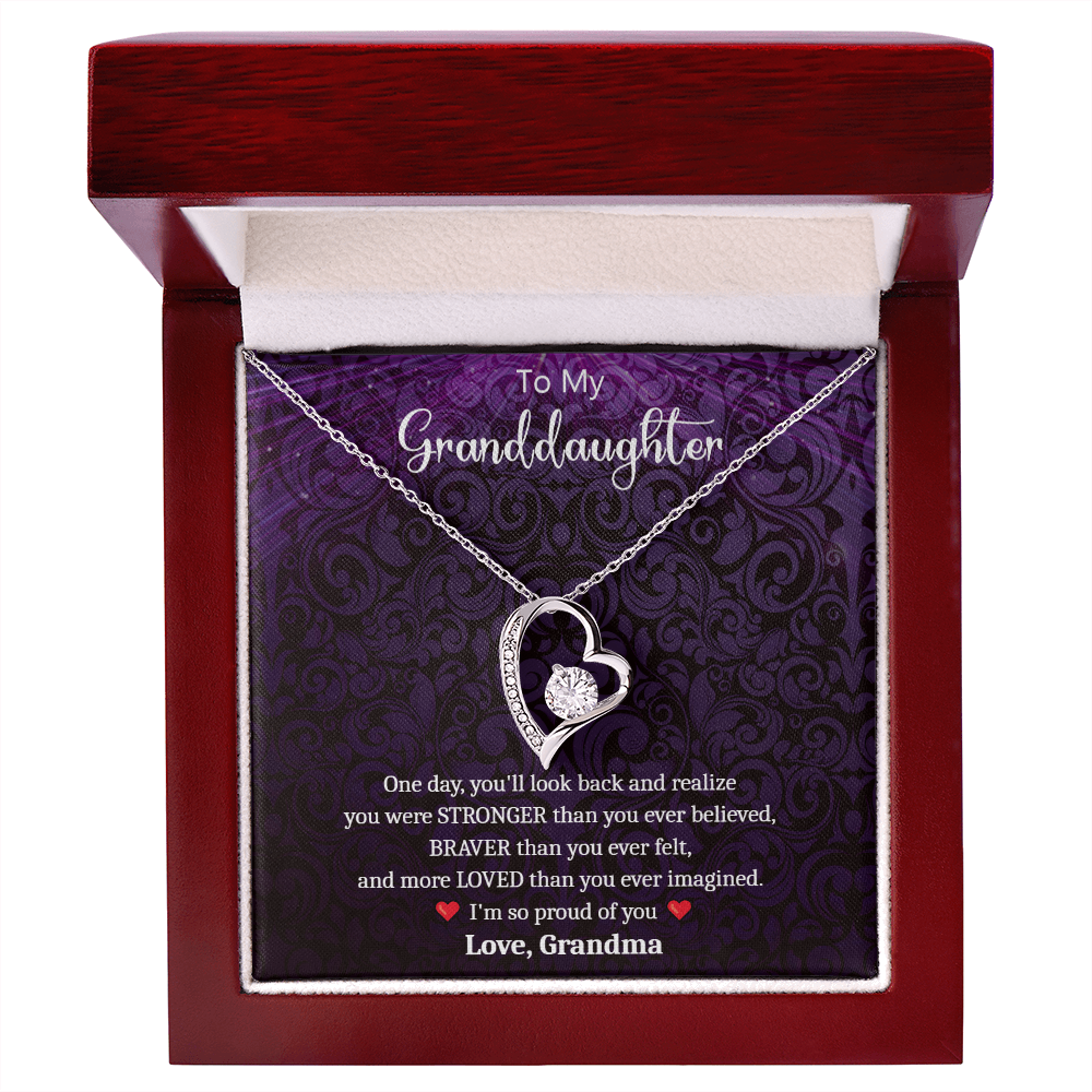 Proud Necklace –  to Granddaughter Gift from Grandma