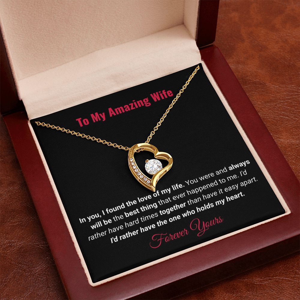 “The Love of My Life” Necklace – Gift for Wife from Husband