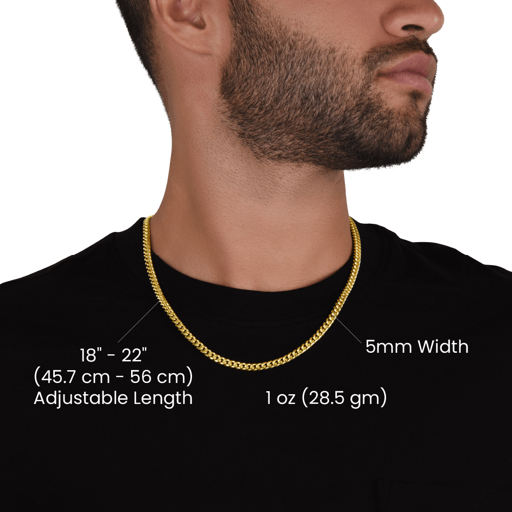 "Worth Its Weight in Gold" Chain Necklace – Gift for Husband from Wife