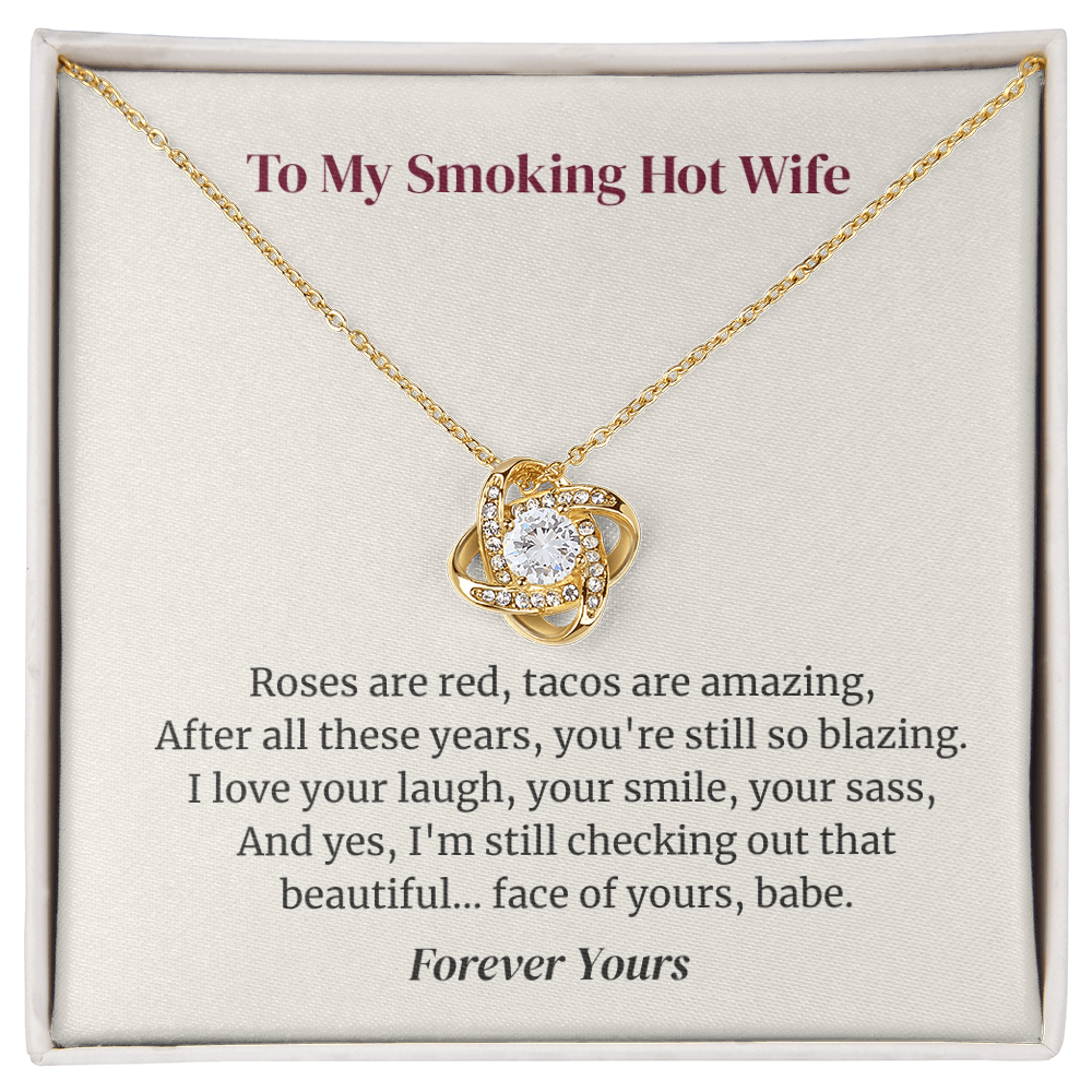 "Roses Are Red" Necklace – Gift for Wife from Husband