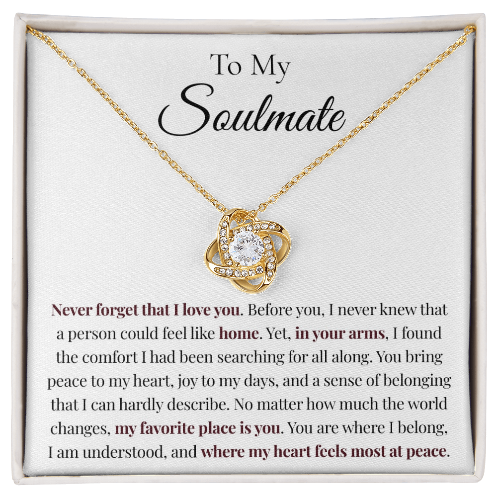 Home Necklace - Gift for Soulmate