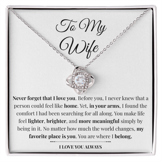 Brighter Home Necklace — Gift for Wife from Husband