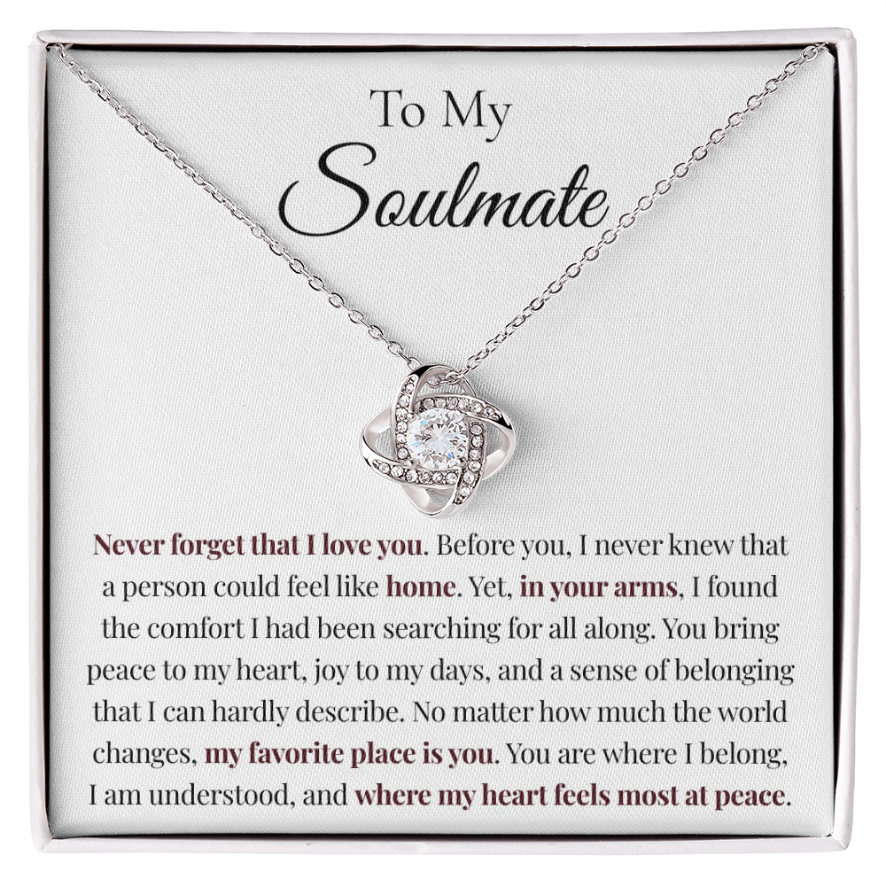 Home Necklace - Gift for Soulmate