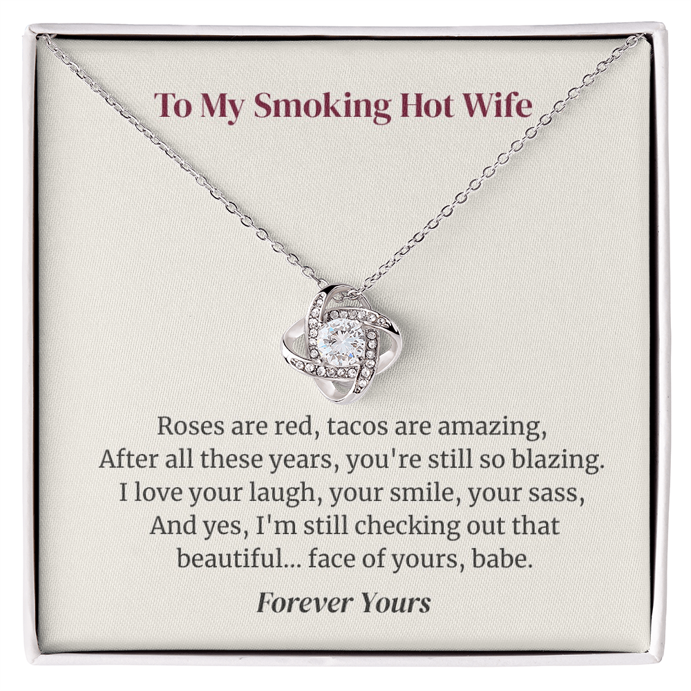 "Roses Are Red" Necklace – Gift for Wife from Husband