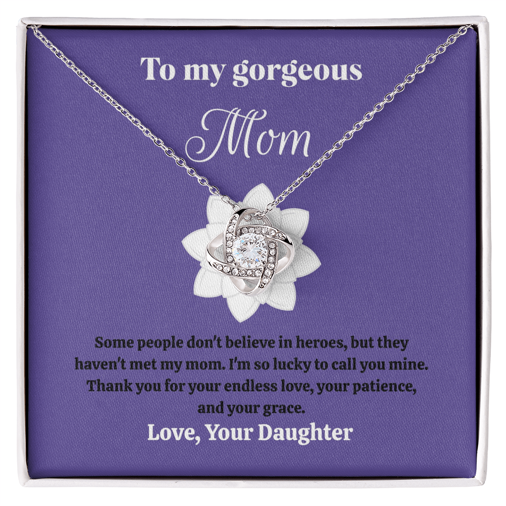 "To My Gorgeous Mom" Necklace - Mother's Day Gift for Mom from Daughter