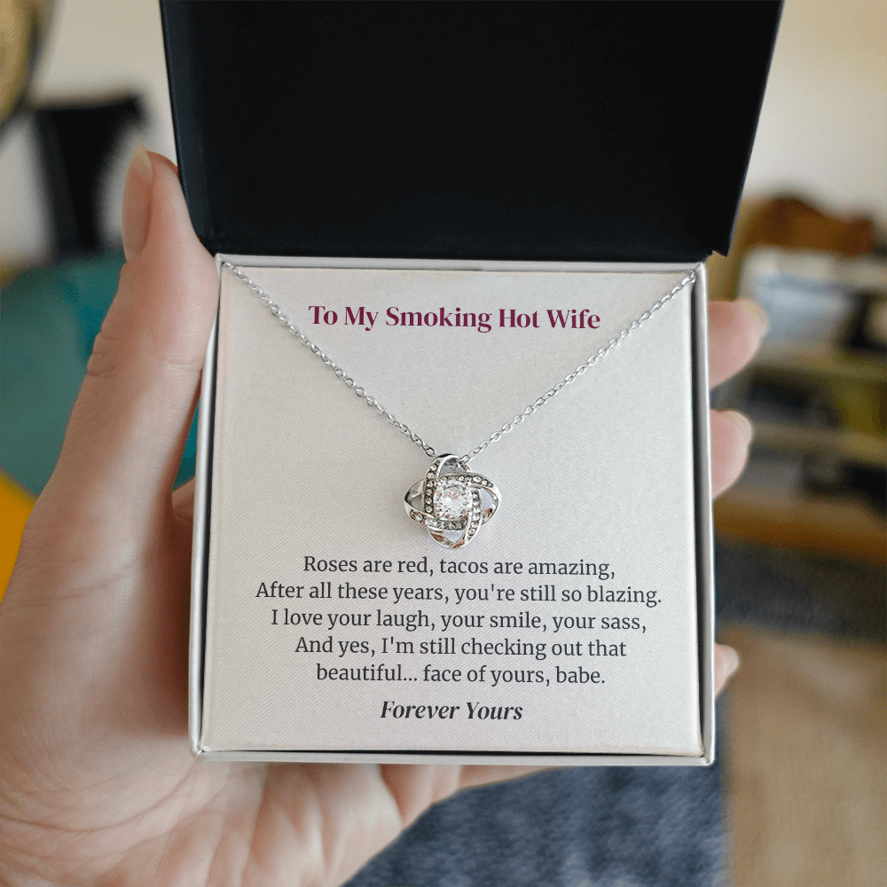 "Roses Are Red" Necklace – Gift for Wife from Husband