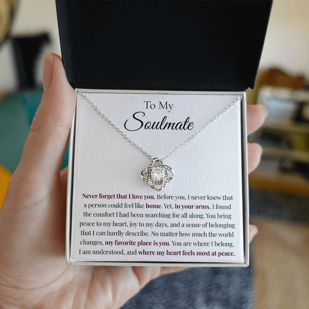 Home Necklace - Gift for Soulmate