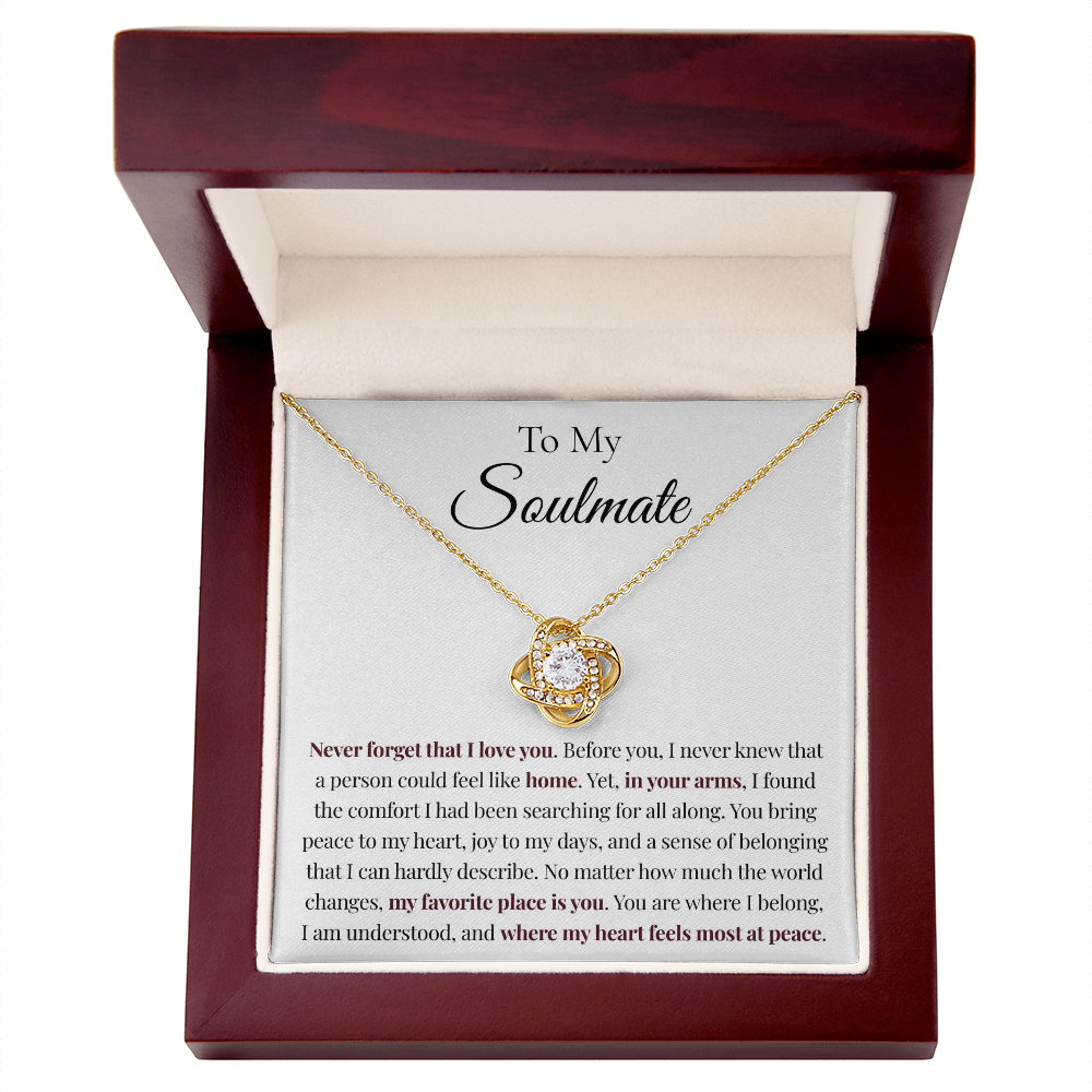 Home Necklace - Gift for Soulmate