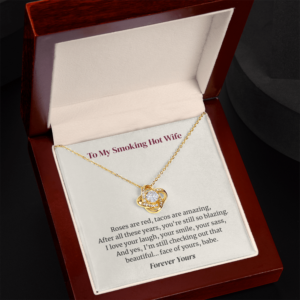 "Roses Are Red" Necklace – Gift for Wife from Husband