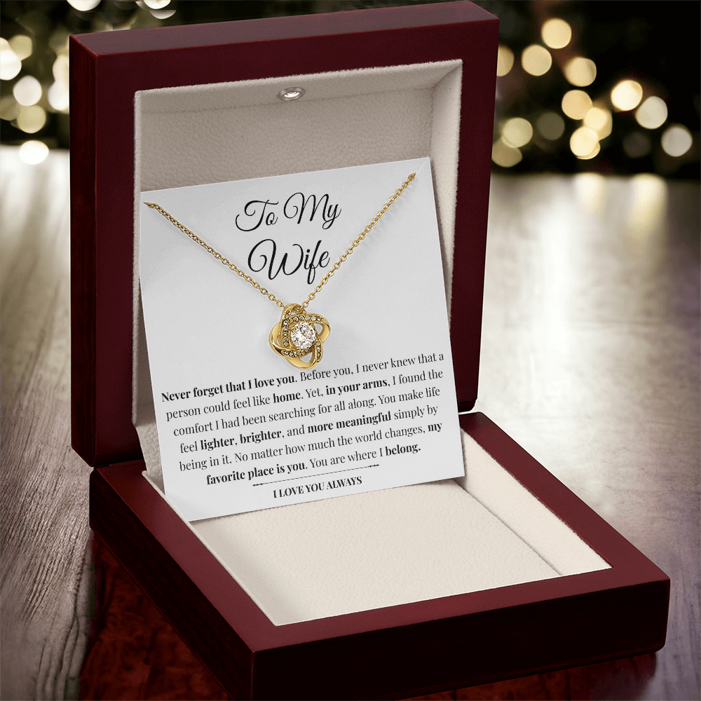 Brighter Home Necklace — Gift for Wife from Husband