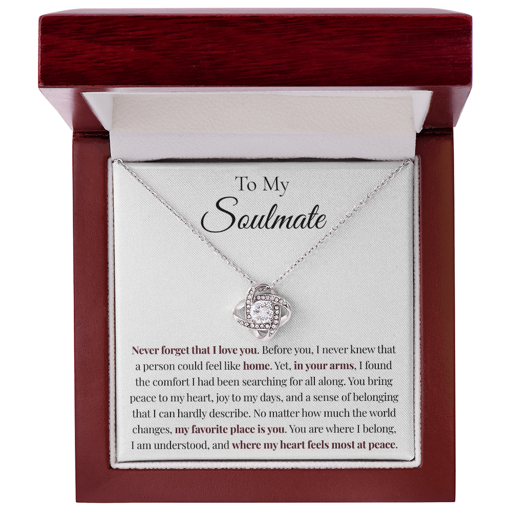 Home Necklace - Gift for Soulmate
