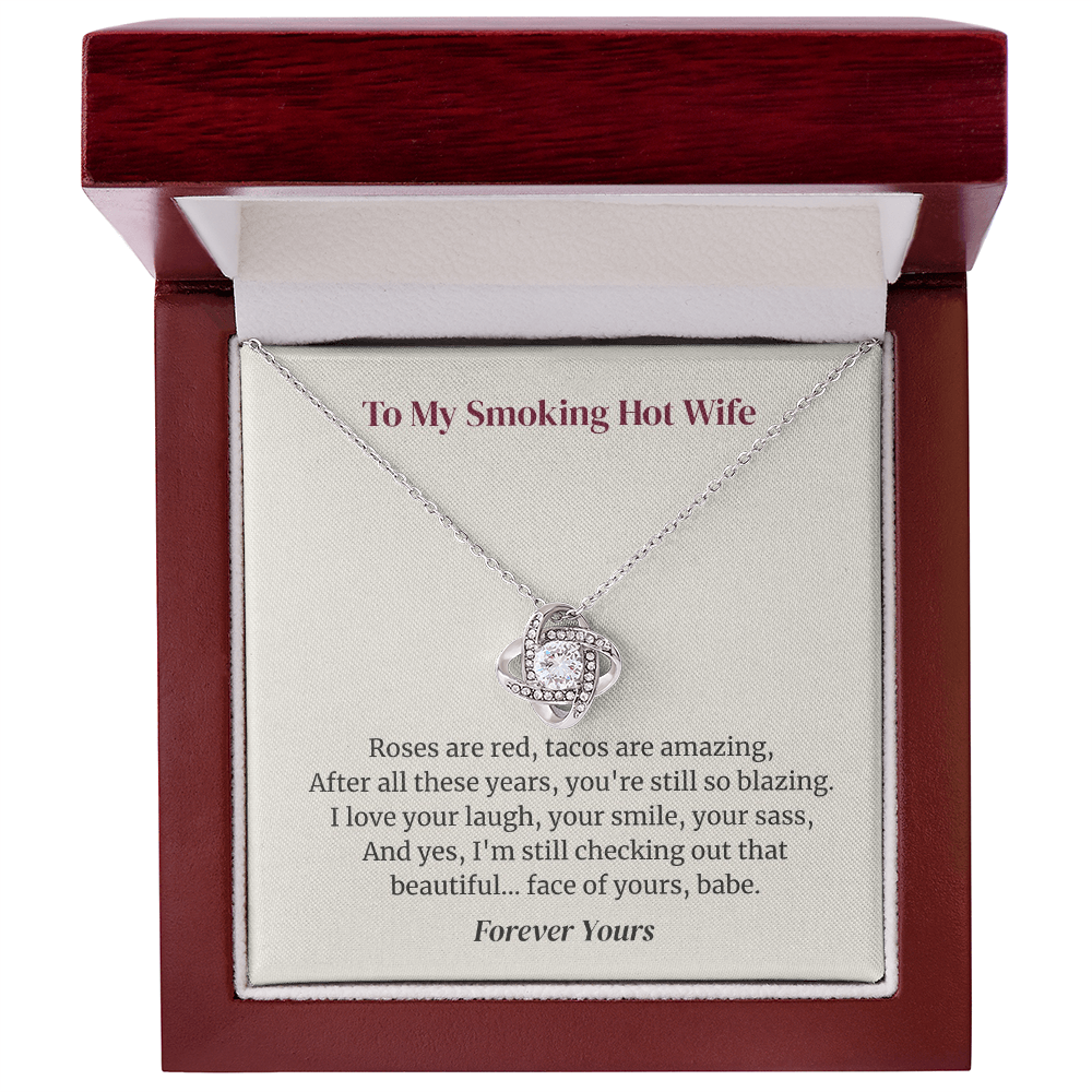 "Roses Are Red" Necklace – Gift for Wife from Husband