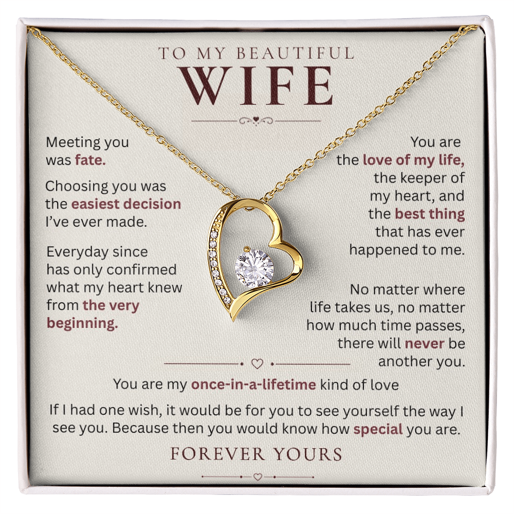 Fate Necklace – Gift for Wife from Husband