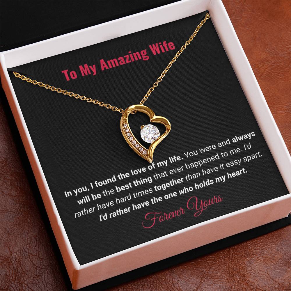 “The Love of My Life” Necklace – Gift for Wife from Husband