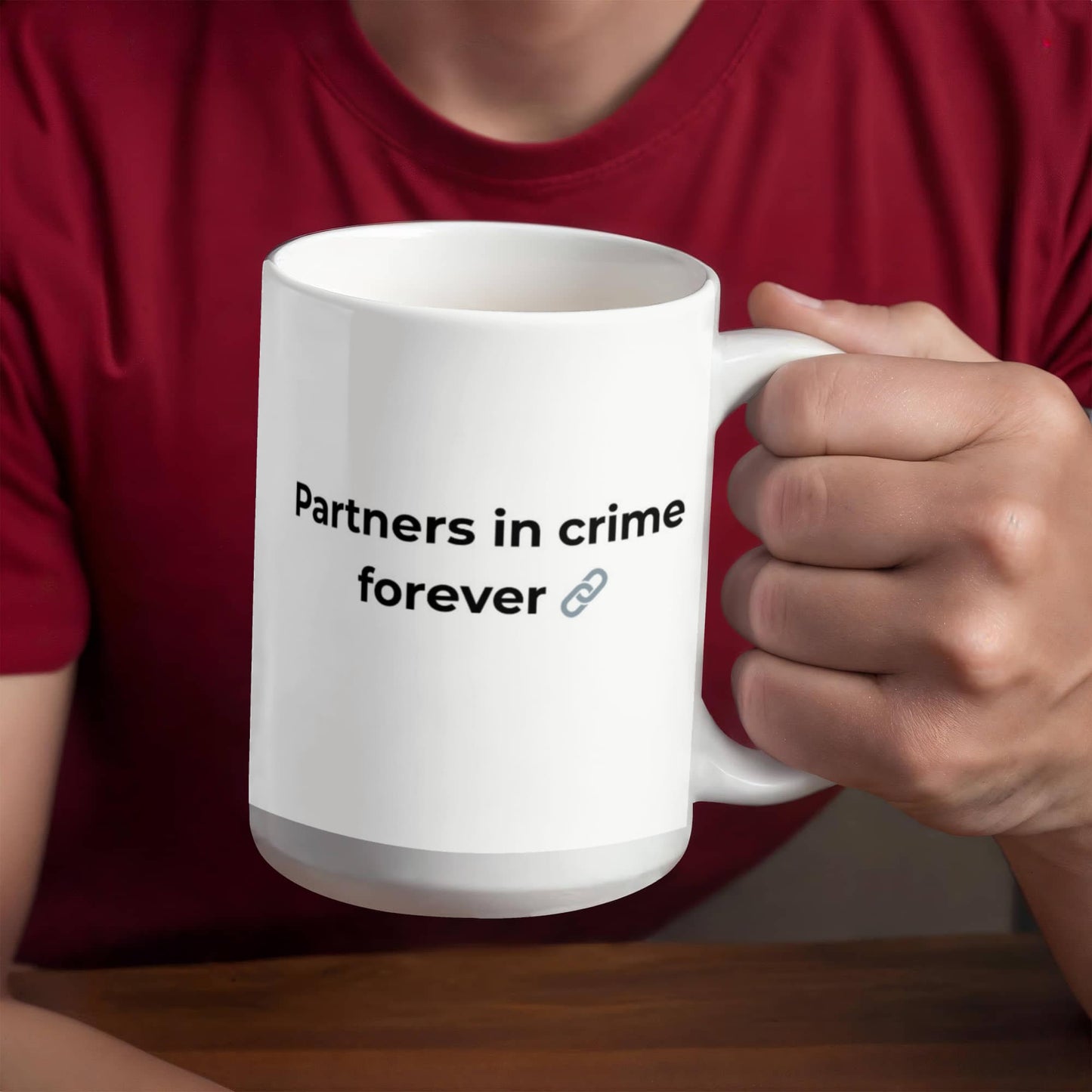 "Partners in Crime" Mug