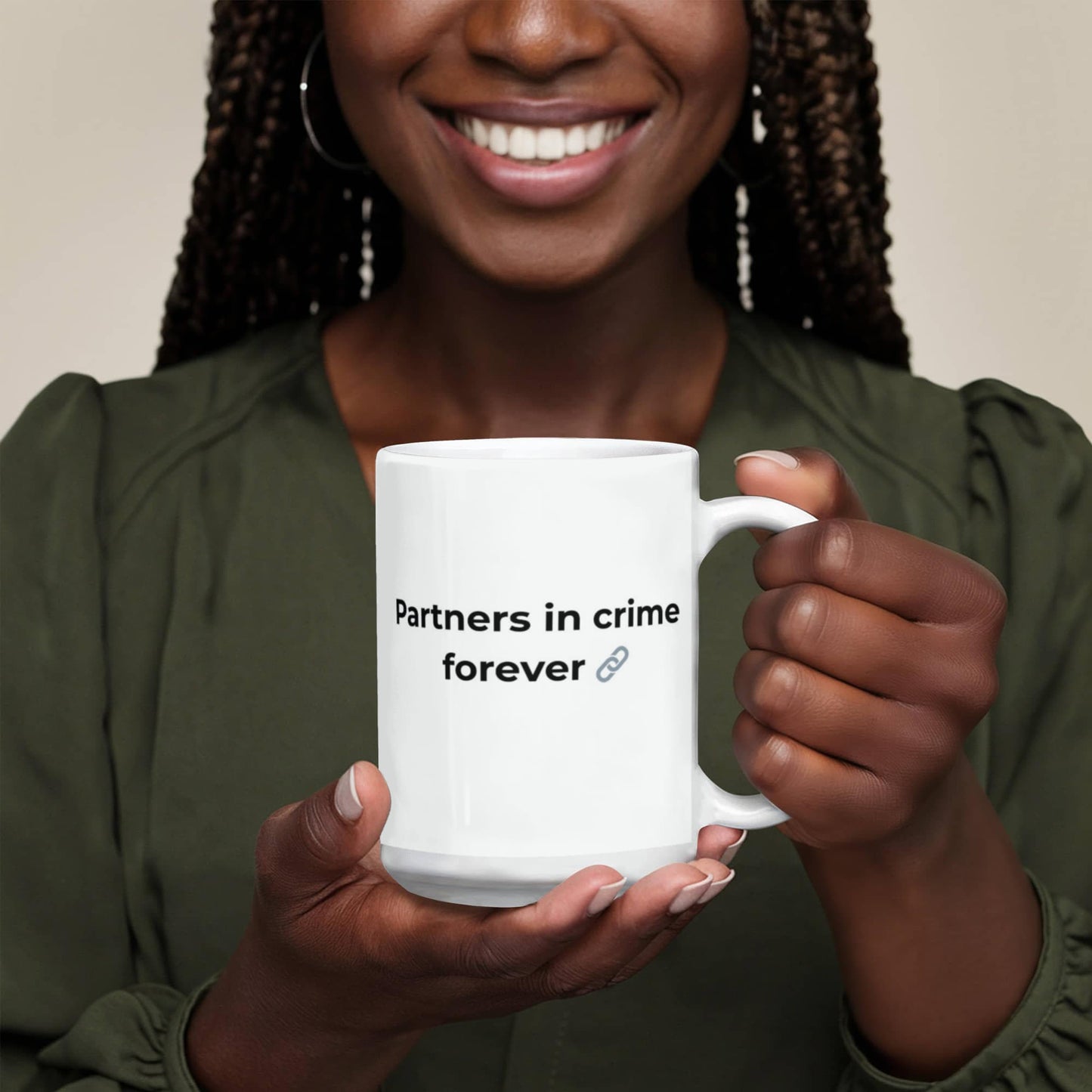 "Partners in Crime" Mug