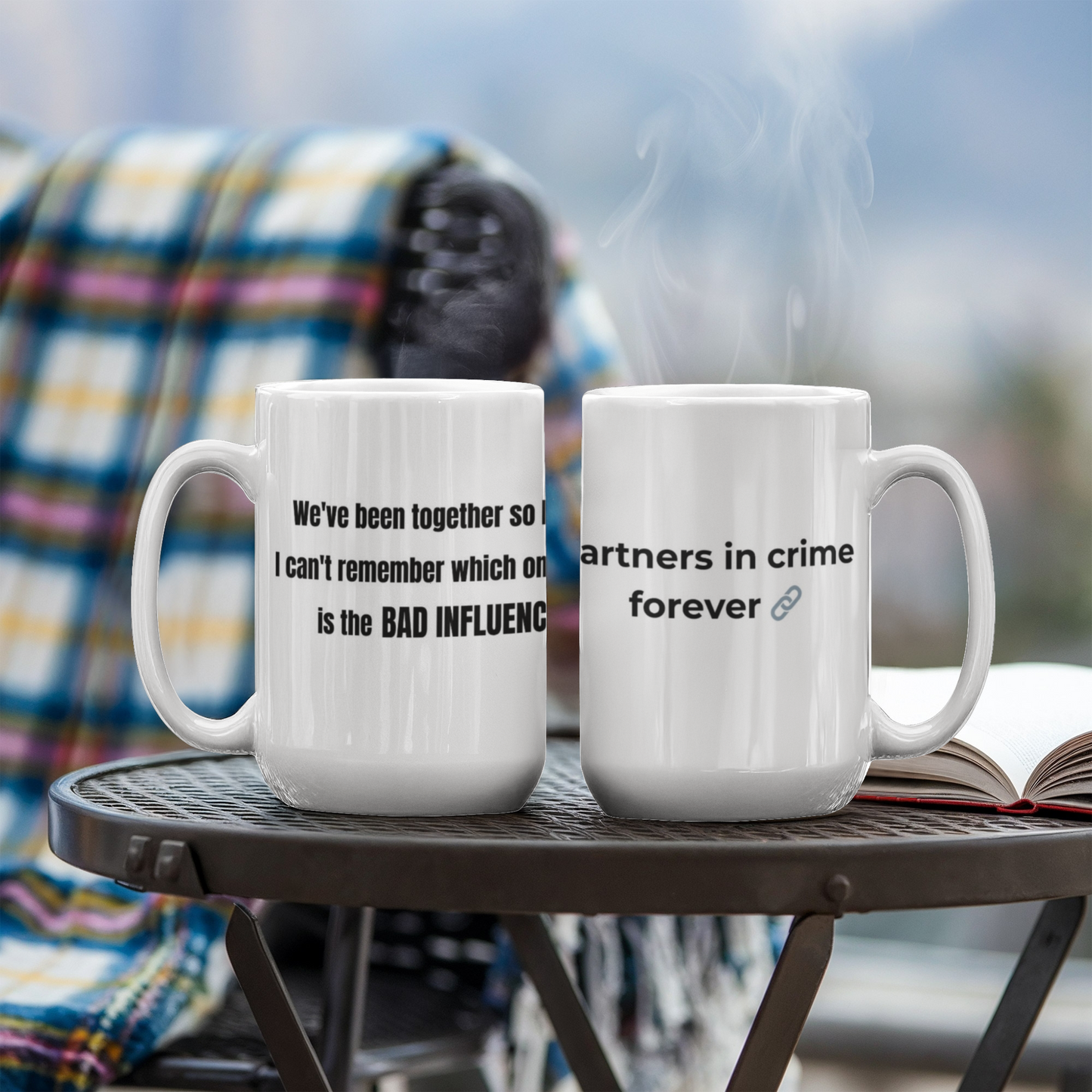 "Partners in Crime" Mug